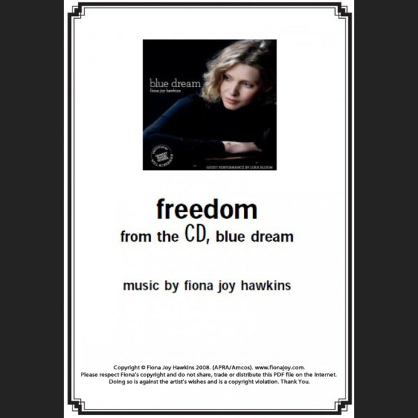BLUE DREAM - Freedom - Sheet Music