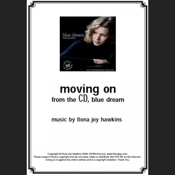 BLUE DREAM - Moving On - Sheet Music