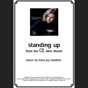 BLUE DREAM - Standing Up - Sheet Music