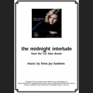 BLUE DREAM - The Midnight Interlude - Sheet Music