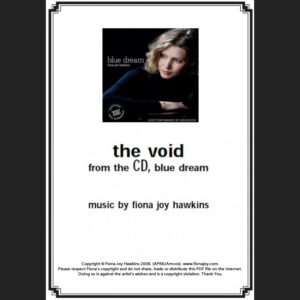 BLUE DREAM - The Void - Sheet Music
