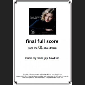 BLUE DREAM - final full score - Sheet Music