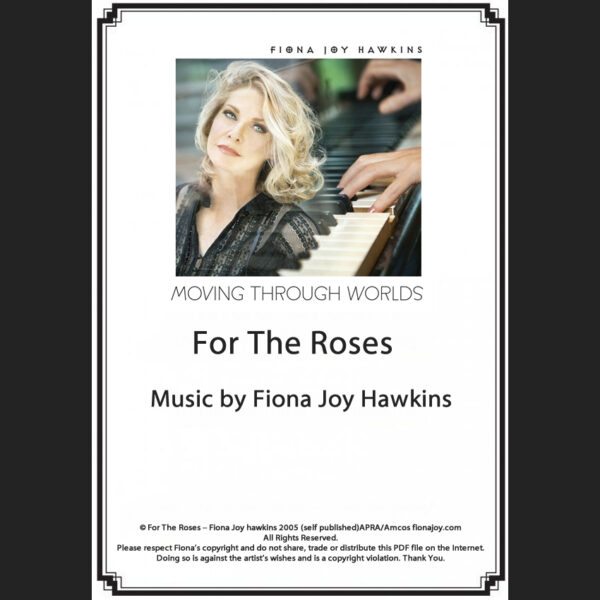 For The Roses - Sheet Music